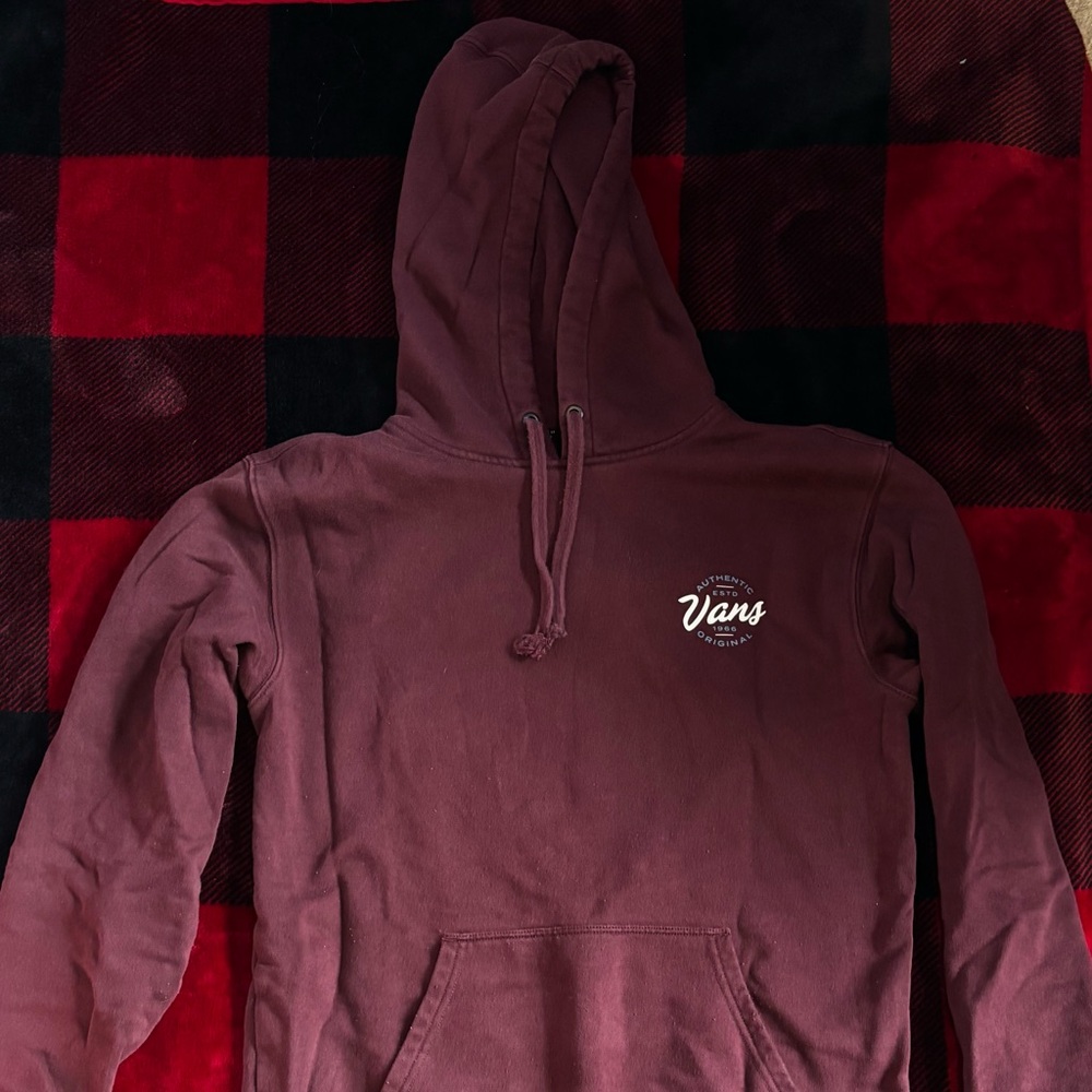 Vans Burgundy Hoodie